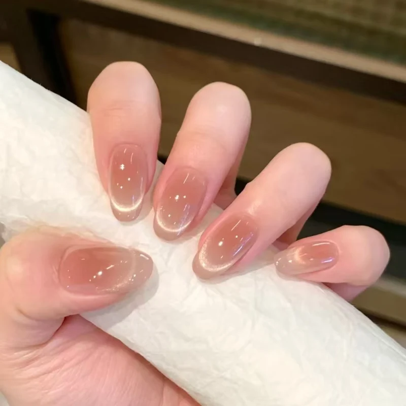 Premium Glänzende Gel Nagelverlängerungen