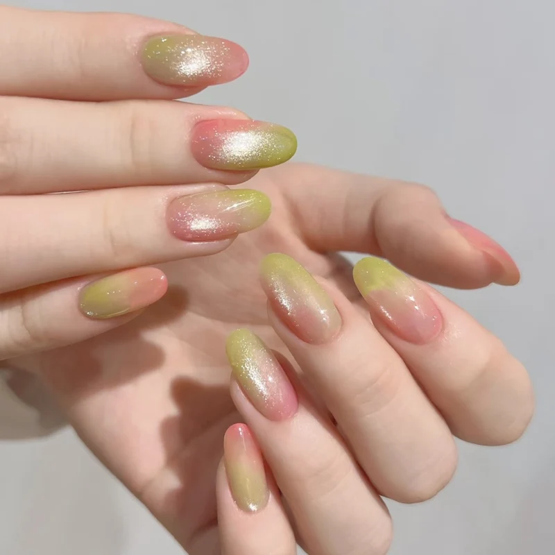 Premium Glänzende Gel Nagelverlängerungen