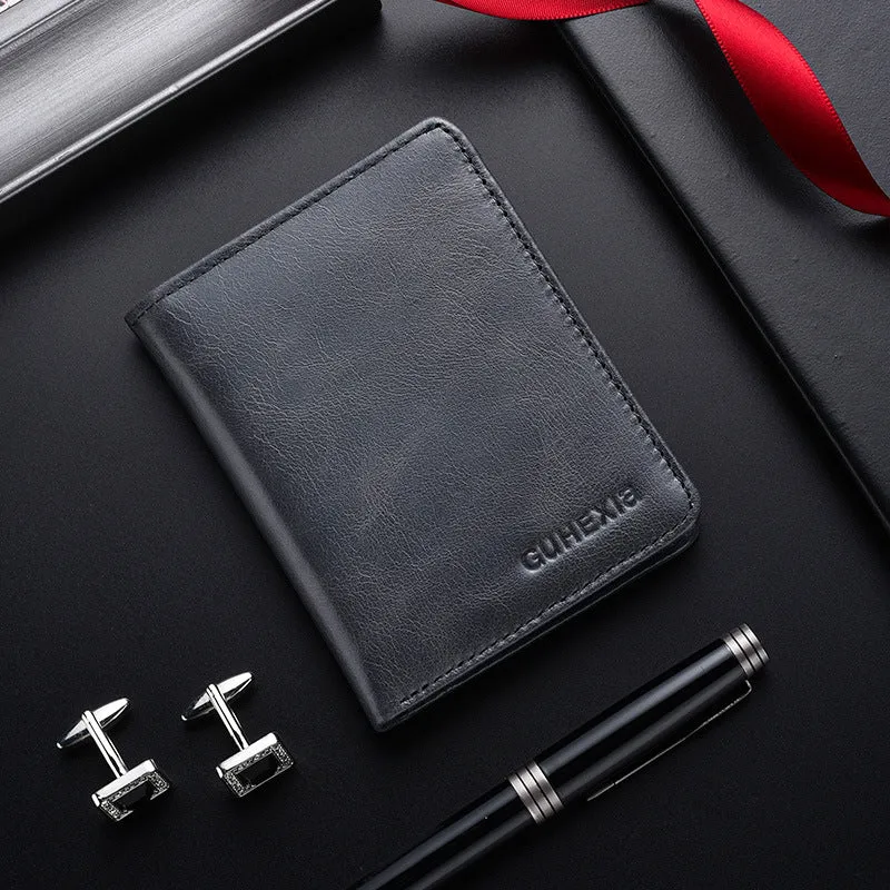 Minimalistischer Lederkartenhalter