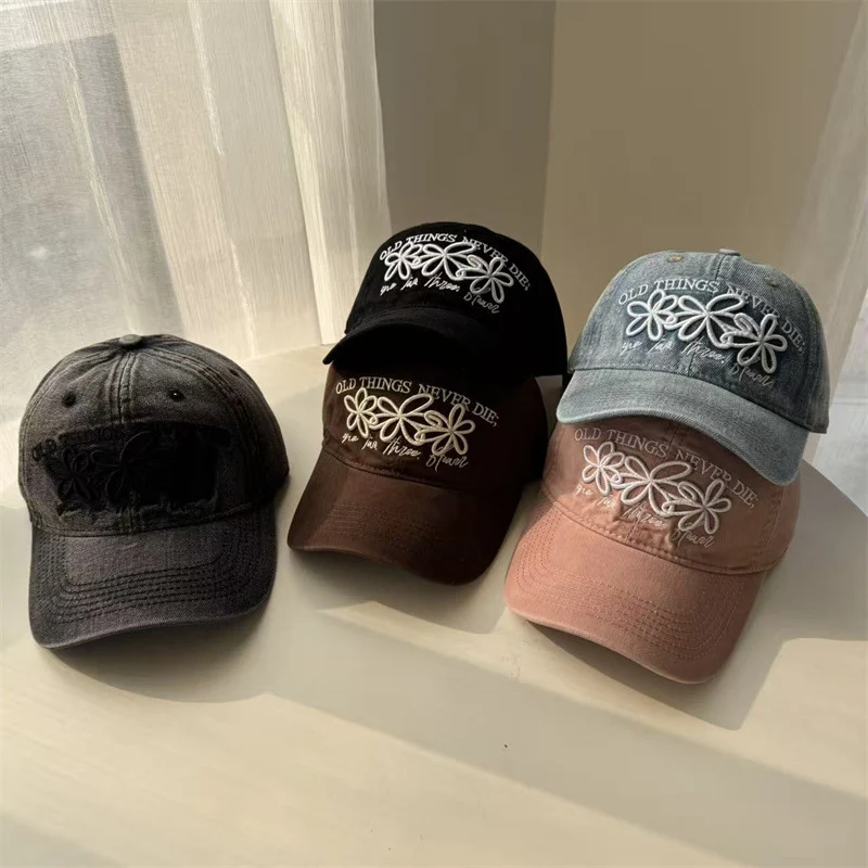 Bestickte Blumen-Baseballkappe für Damen Skanto 1783922211