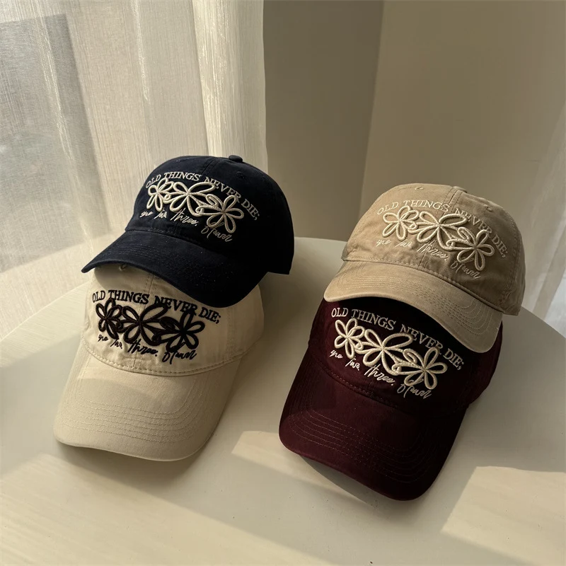 Bestickte Blumen-Baseballkappe für Damen Skanto 1783922211