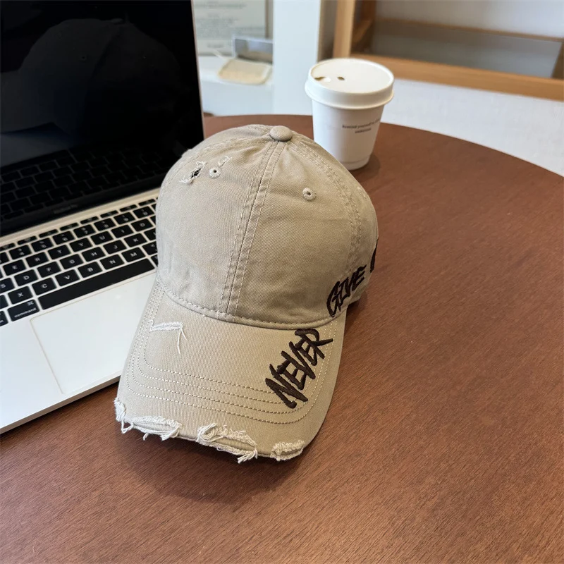 Unisex Distressed Grafik-Baseballkappe Skanto