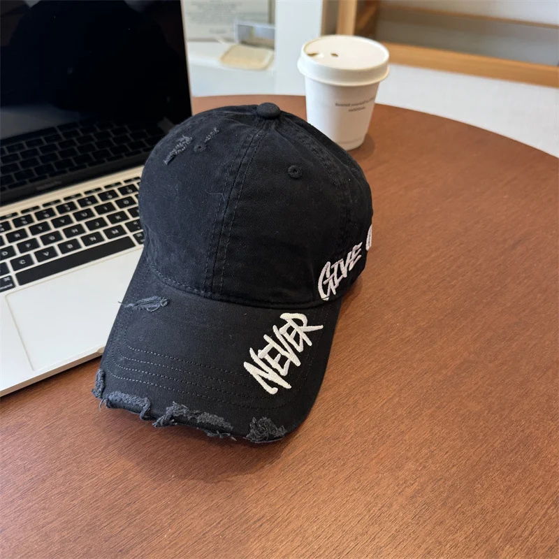Unisex Distressed Grafik-Baseballkappe Skanto