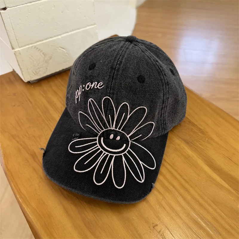 Unisex Grafik-Denim-Cap Skanto