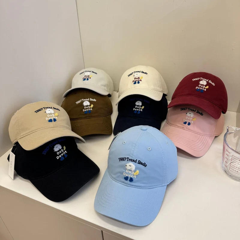 Unisex bestickte Baseball Caps mit Hundemotiv Skanto