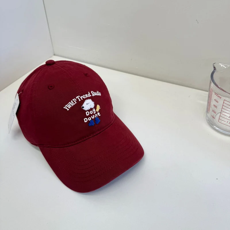 Unisex bestickte Baseball Caps mit Hundemotiv Skanto