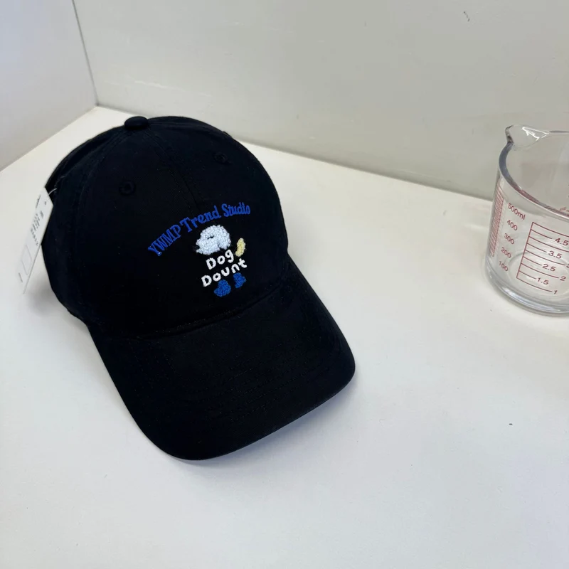 Unisex bestickte Baseball Caps mit Hundemotiv Skanto