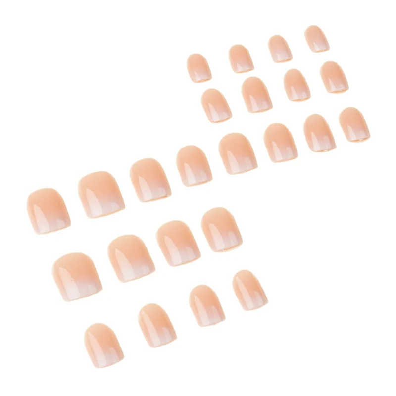 Professionelle Glossy Ombre Nagelverlängerungen