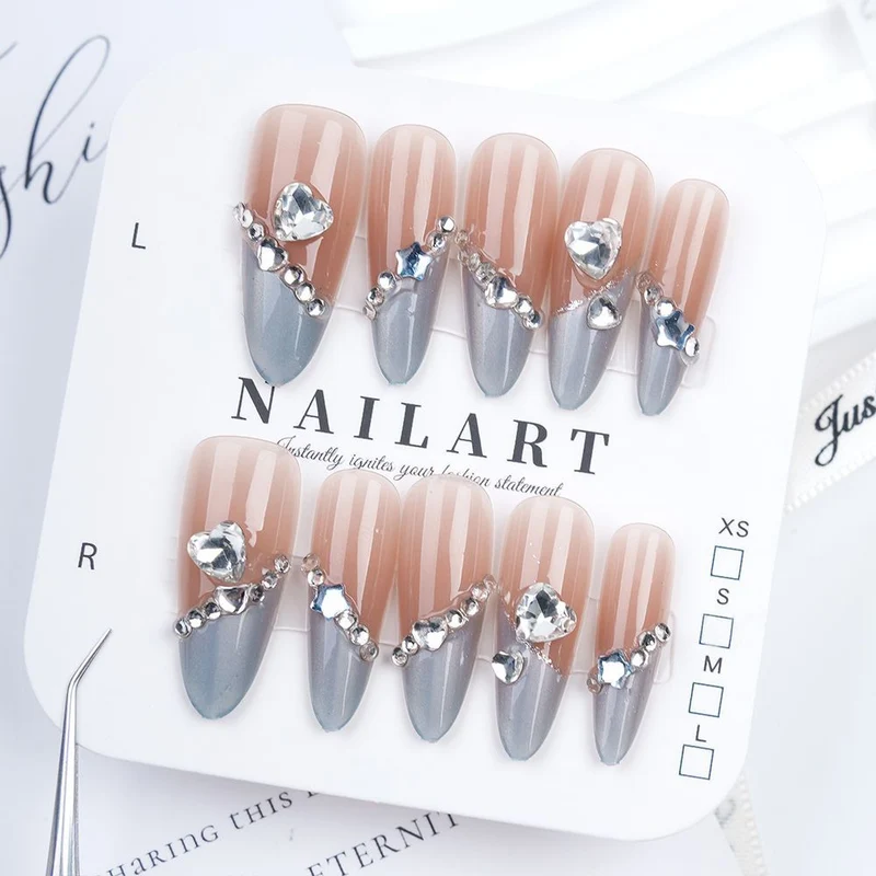 Press-On Leopardenmuster Nagelspitzen