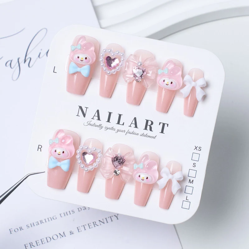 Press-On Leopardenmuster Nagelspitzen