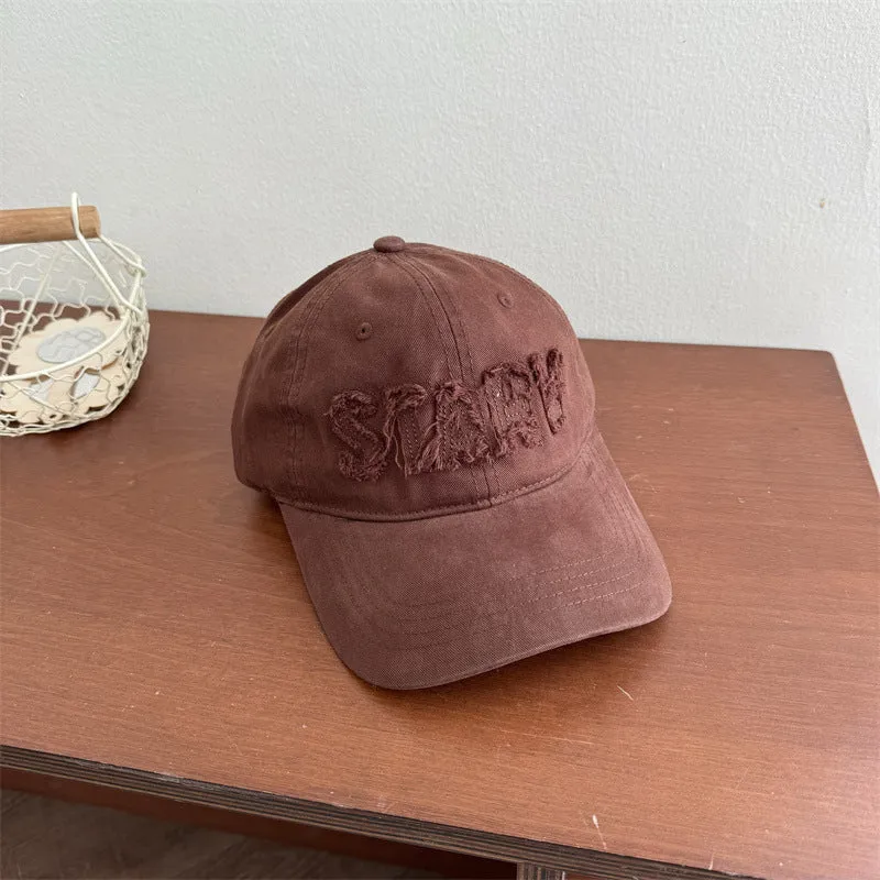 Damen Lässige Distressed-Baseballkappe Skanto