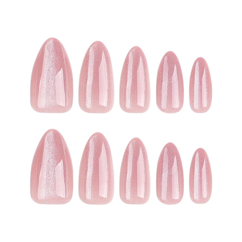 Elegante Glitzernde Mandelförmige Nagelverbesserungen