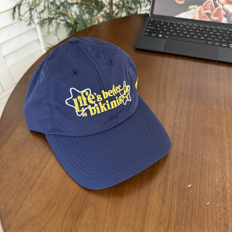 Baseballkappe aus Baumwolle mit Motivationszitat für Damen Skanto