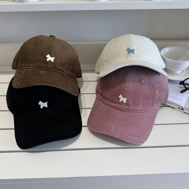 Baseballkappe aus Cord für Damen Skanto