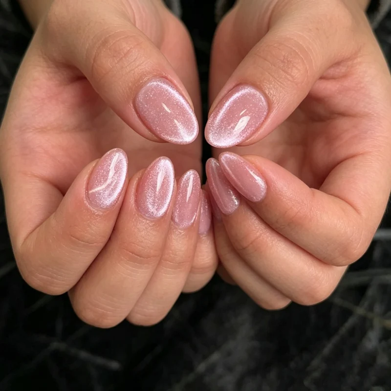 Glitzernde Ombre-Gel-Nagelverbesserungen
