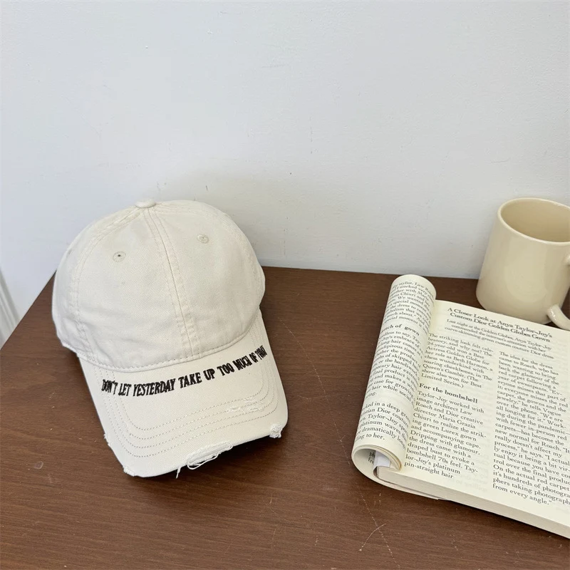 Vintage Distressed Baseballkappe für Herren Skanto