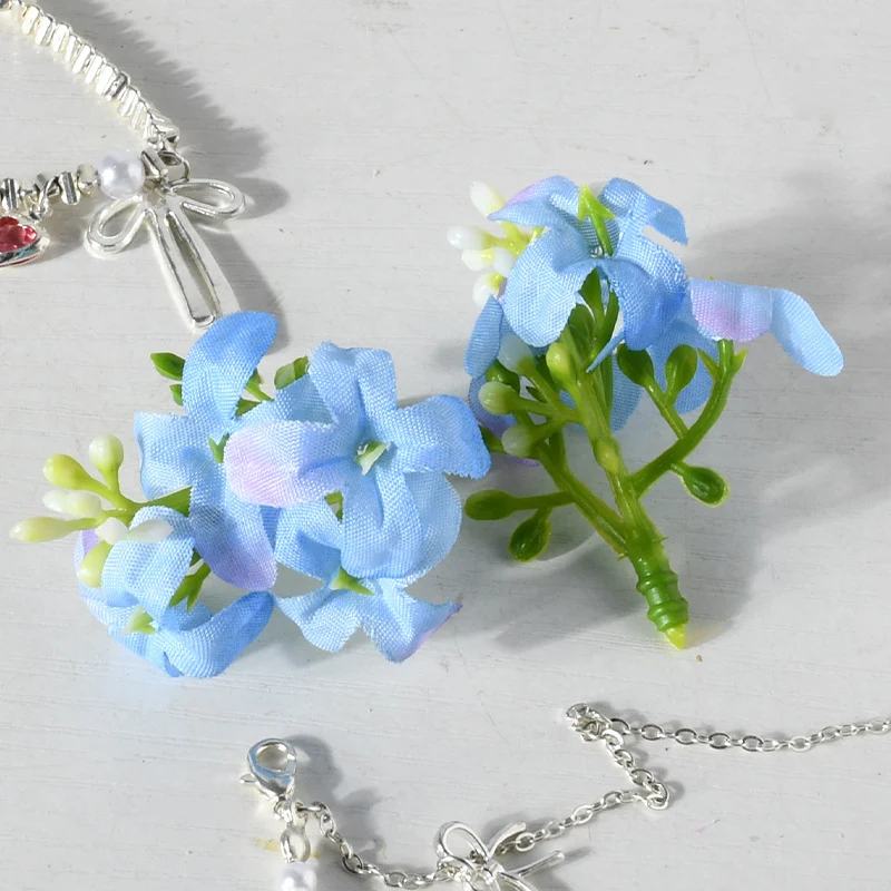Florale Haarklammer