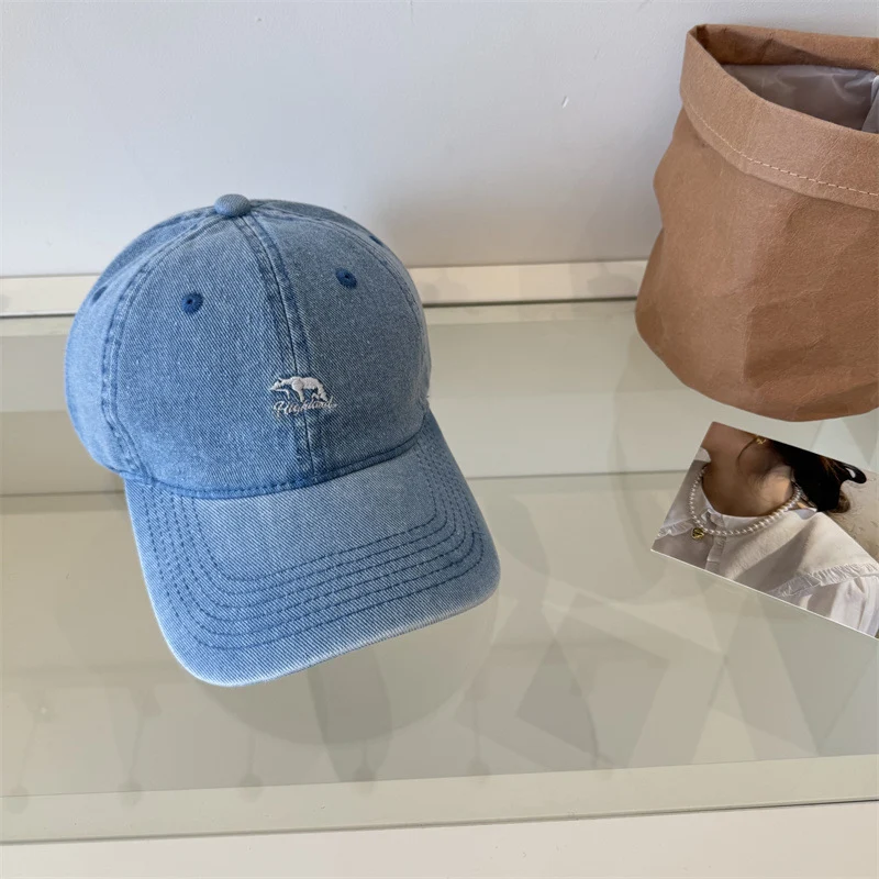 Damen Klassische Denim-Baseball-Cap Skanto