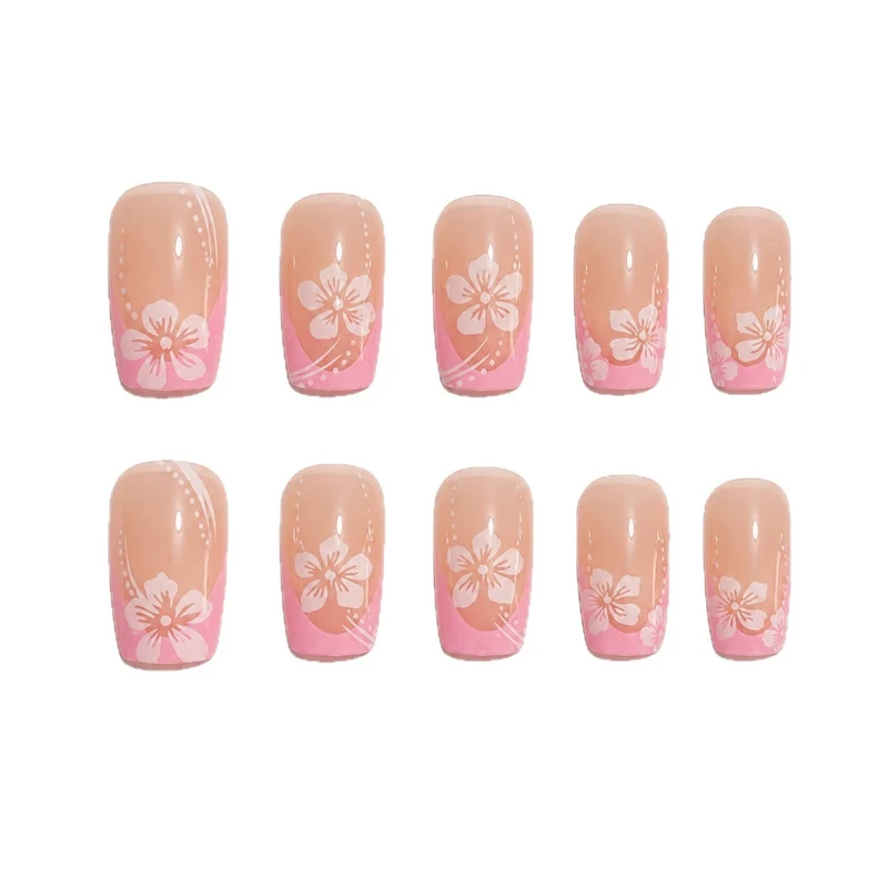 Florales Nageldesign Extensions