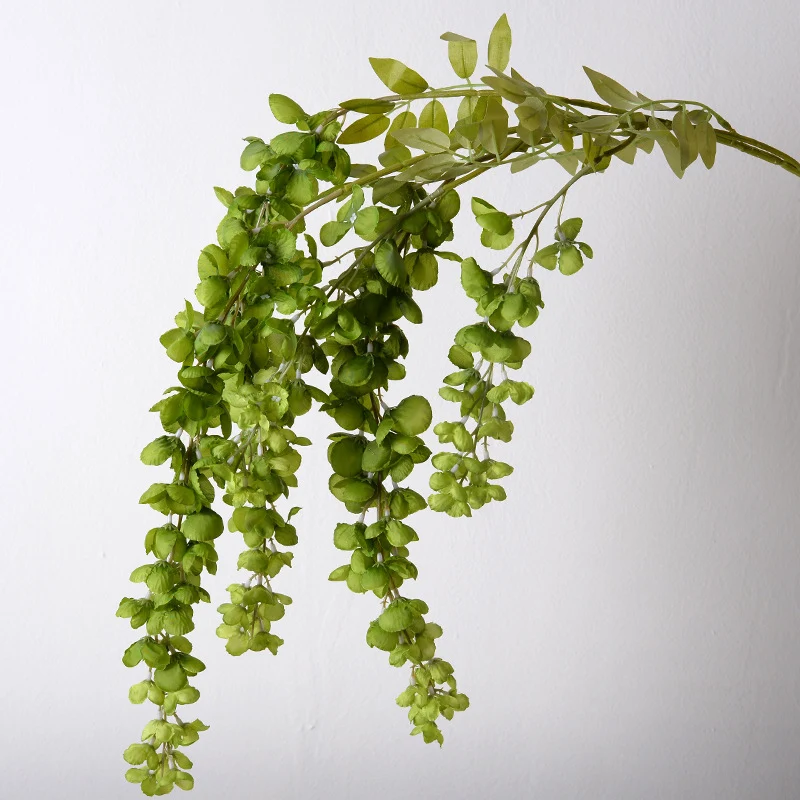 Elegante Faux-Wisteria-Blütenstiel-Dekoration