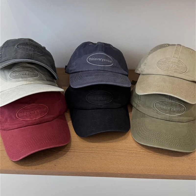 Lässige Used-Look Baseballkappe aus Baumwolle für Herren Skanto