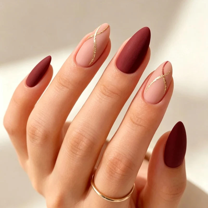 Elegante Stiletto Press-On Nagel Kunst