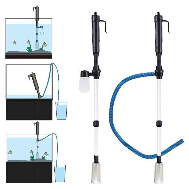 Automatischer Aquarium-Wasserwechsler Elektrischer Kiesreiniger | Skanto