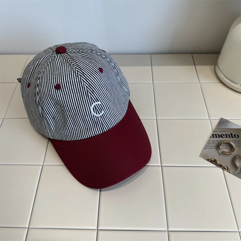 Klassische gestreifte Baseballkappe für Herren Skanto
