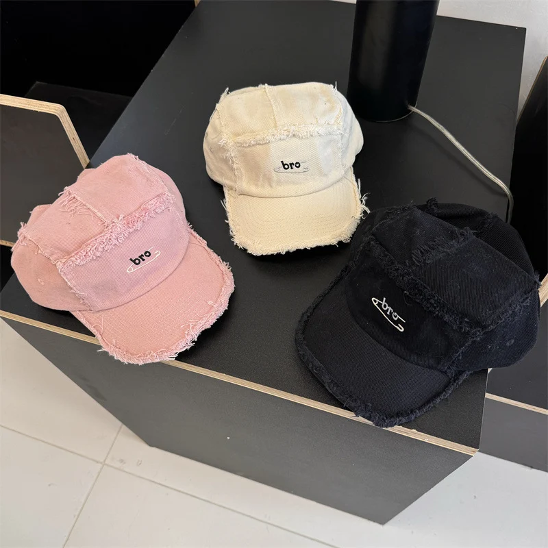 Herren Distressed Jeans-Snapback-Kappe Skanto