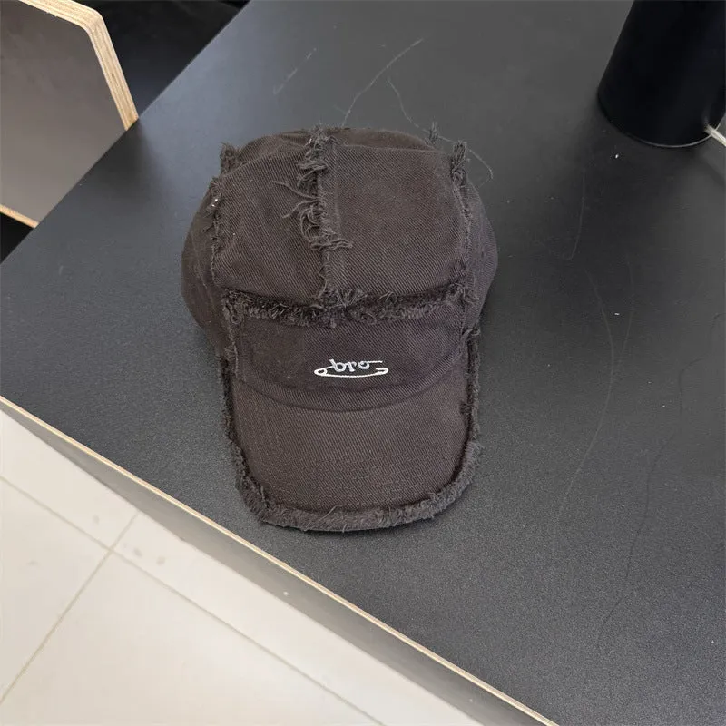 Herren Distressed Jeans-Snapback-Kappe Skanto