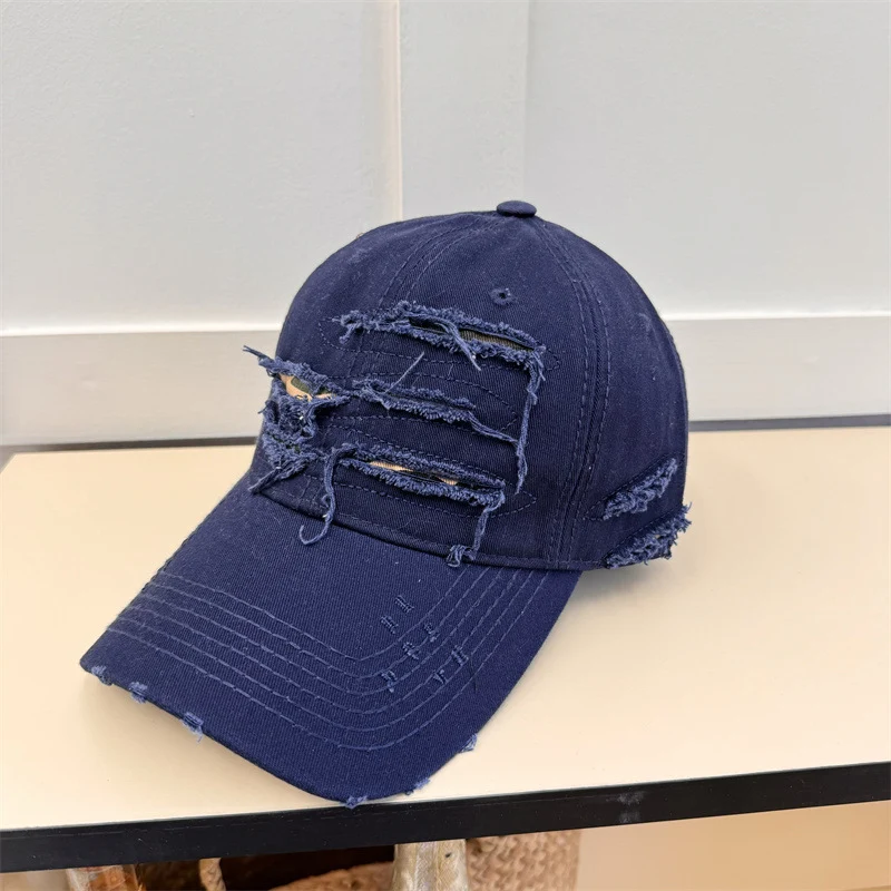 Herren Distressed Jeans-Baseballkappe Skanto