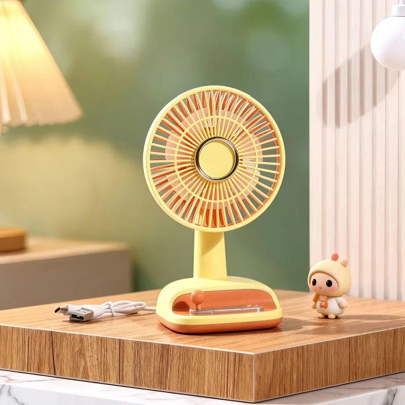 Damen-Schreibtischventilator mit flexiblem Neigungswinkel Skanto