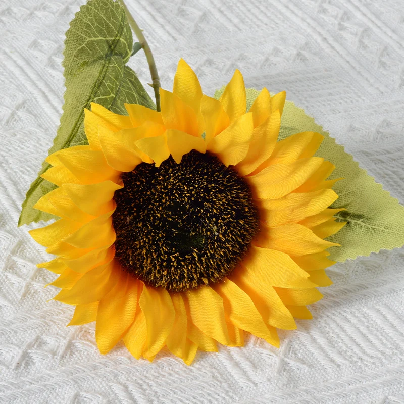 Dekorativer Stoff Sonnenblumenstängel