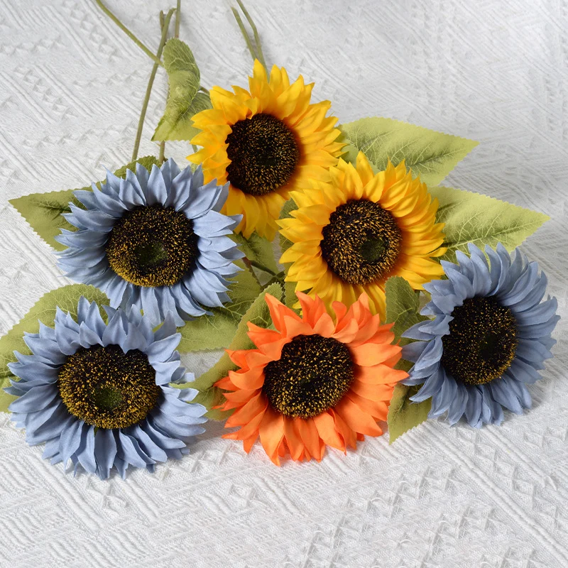 Dekorative Stoff Sonnenblumen Akzent