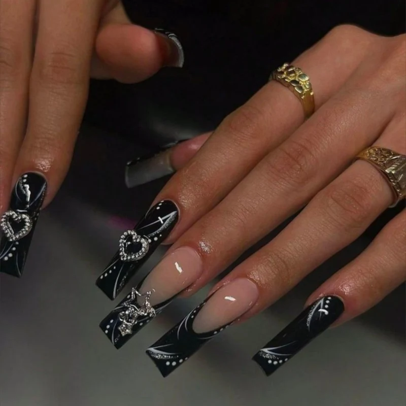 Designer Stern-Besetztes Nagelset