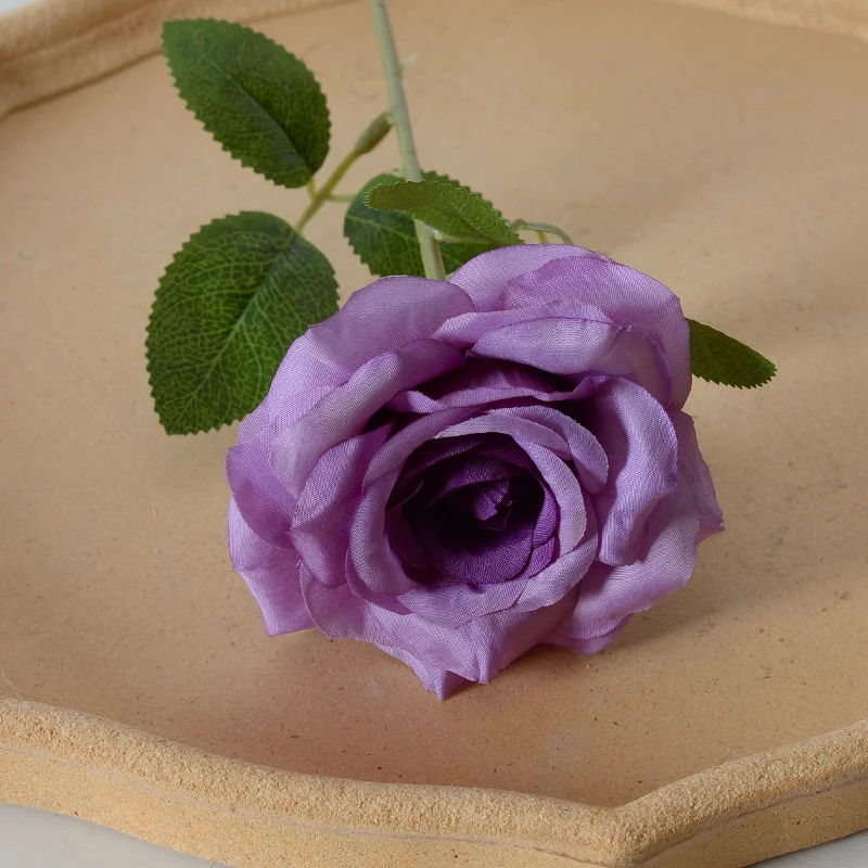 Elegantes Seiden schwarzes Rose Haaraccessoire