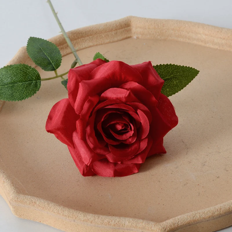 Elegantes Seiden schwarzes Rose Haaraccessoire