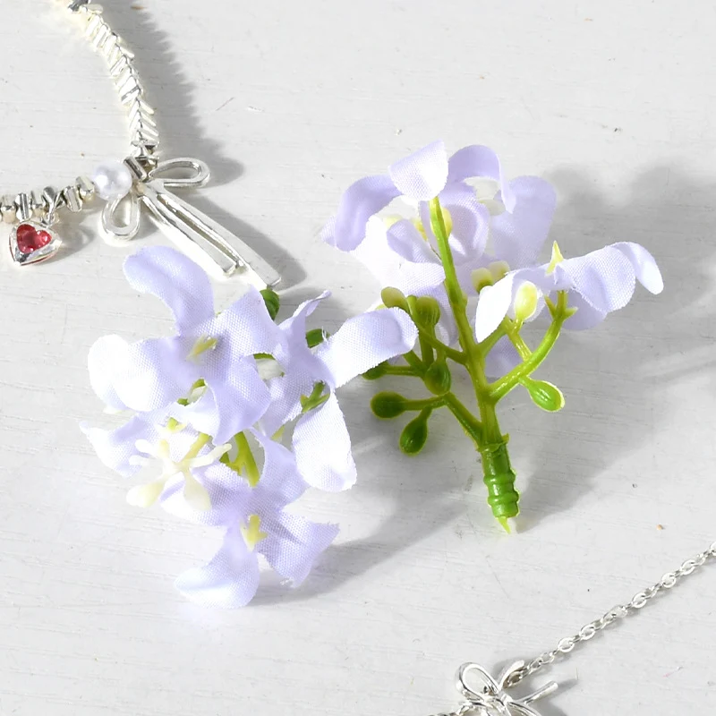 Elegantes Blumen-Haardekorationsset