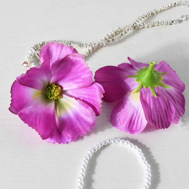 Elegante Blumige Haarklammer Set