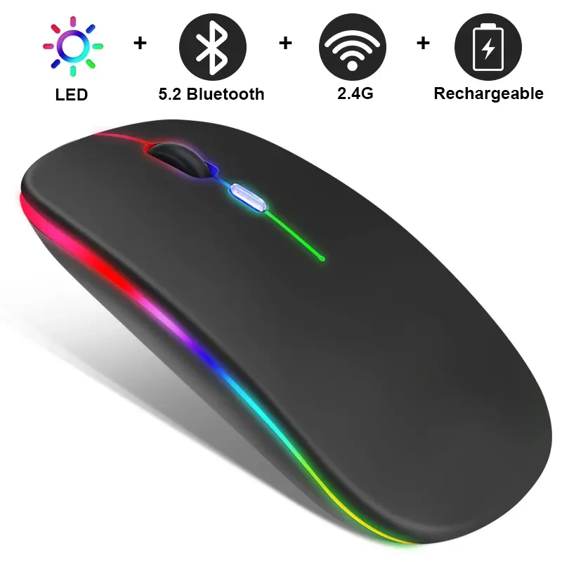 LuxeClick Maus – Kabellose wiederaufladbare Bluetooth Maus Skanto