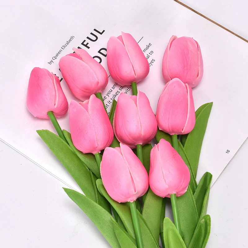 Realistischer Künstlicher Tulpenstrauß