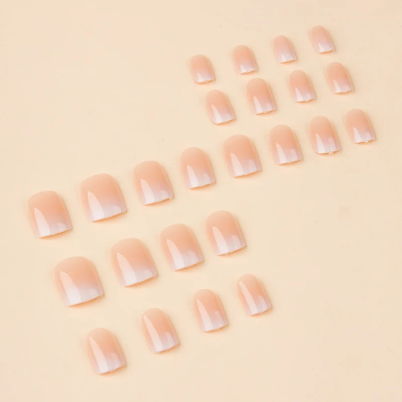 Elegante Ombre-Gel-Nagelverstärkungen