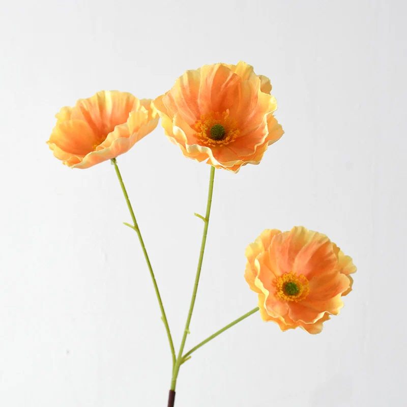 Dekorativer künstlicher Mohnblumenstängel