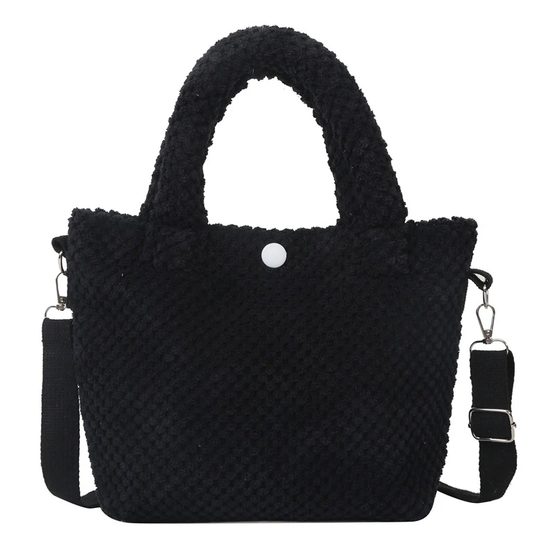 Stylische weiche Stoffhandtasche