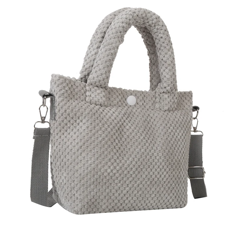 Stylische weiche Stoffhandtasche