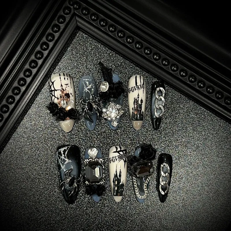 Gothic-Themen Press-On Nagel Kollektion