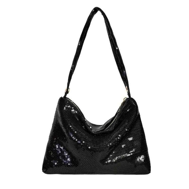 Schimmernde Pailletten Abend-Handtasche