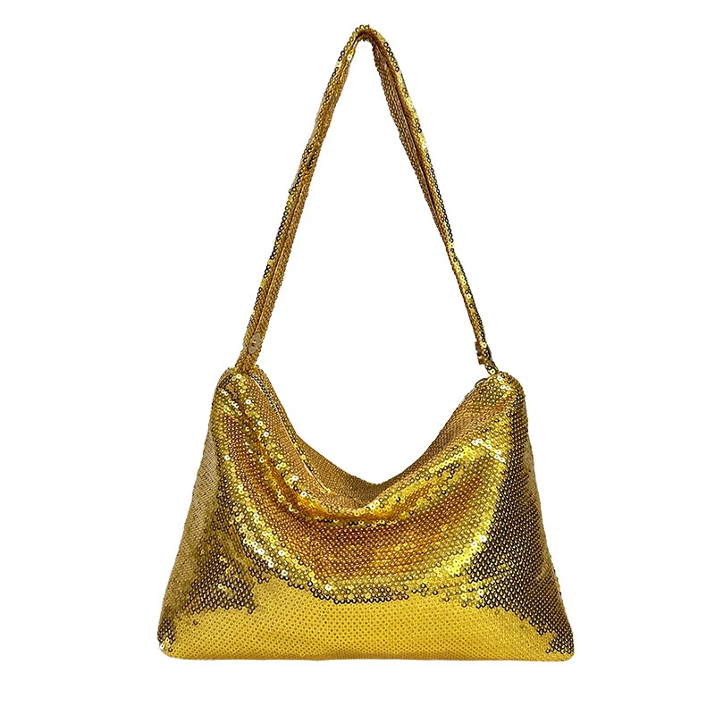 Schimmernde Pailletten Abend-Handtasche