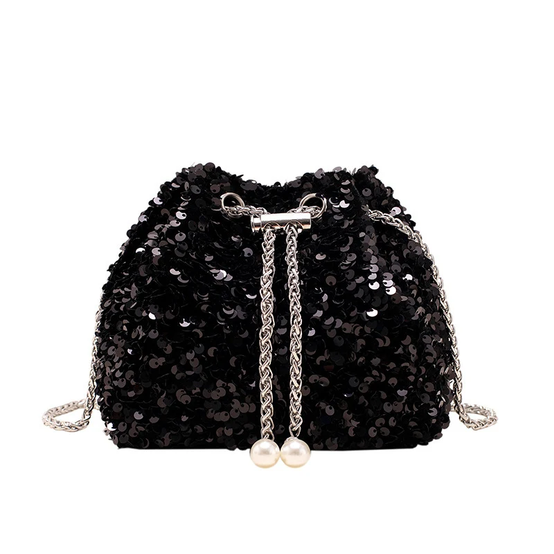 Pailletten Mini Abendtasche
