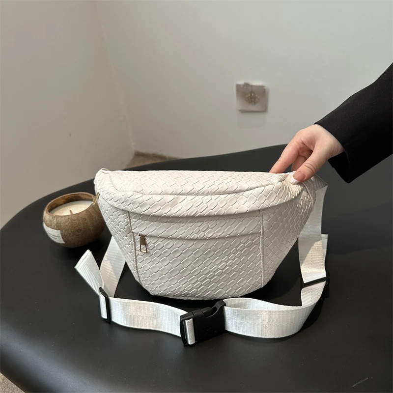 Stylische Woven Bauchtasche